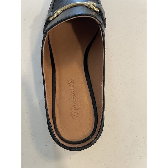Madewell Women Backless Leather Loafer Chunky y2k 90s-inspired lug sole Sz8 - Picture 2 of 4